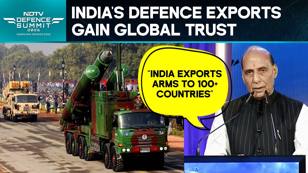 NDTV Defence Summit: Rajnath Says Made In India Defence Products Are Becoming A Global Trust Symbol