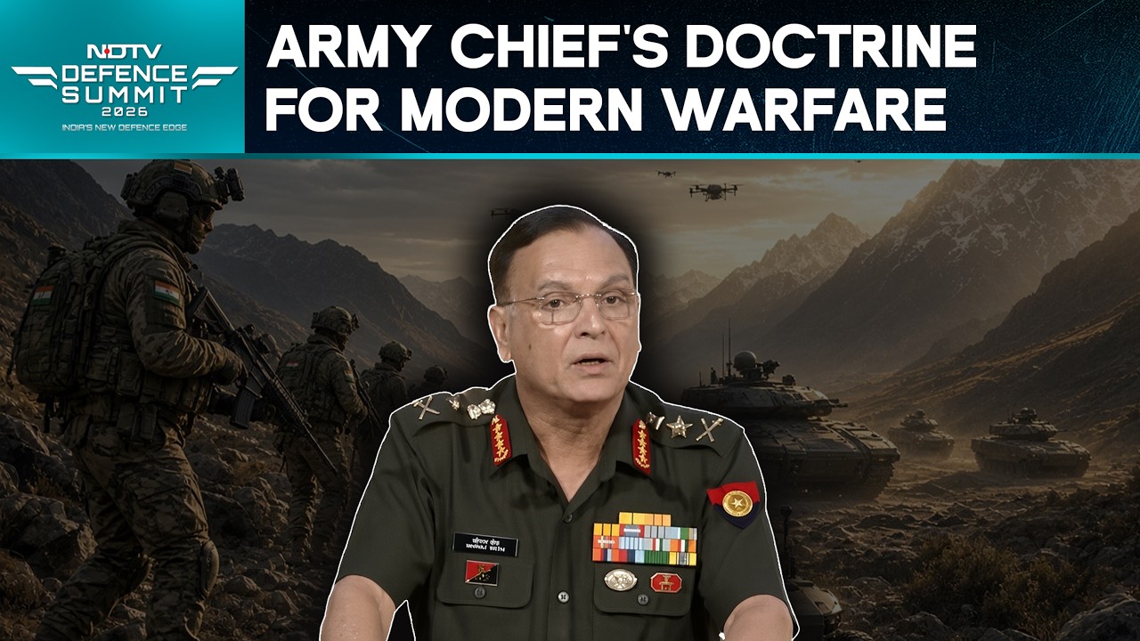 'Land Victory Is The Ultimate Marker Of War': Army Chief Dhiraj Seth At NDTV Defence Summit 2026