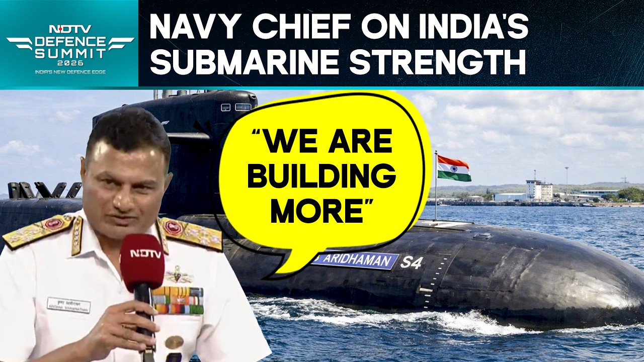 Navy Chief On India's Submarine Strength: "We Might Want More, We Are Building More"
