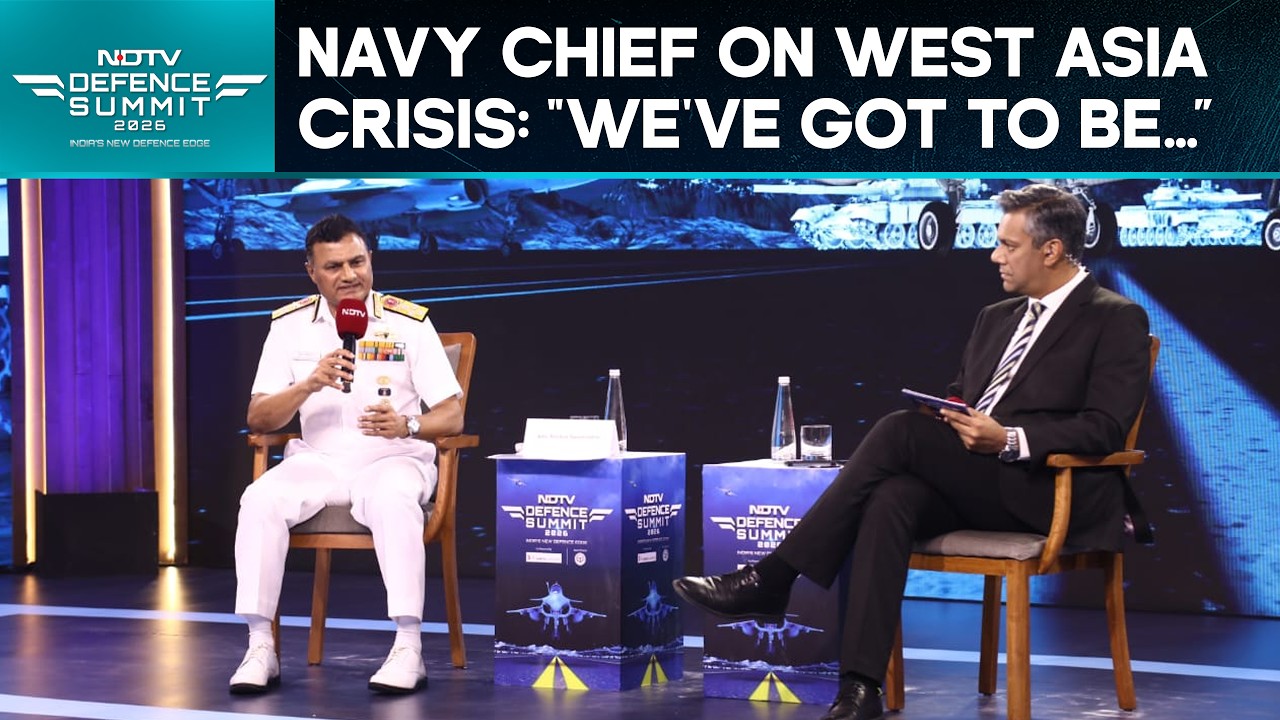 Defence Summit | Navy Chief On West Asia Crisis: "We've Got To Be Self-Sufficient"