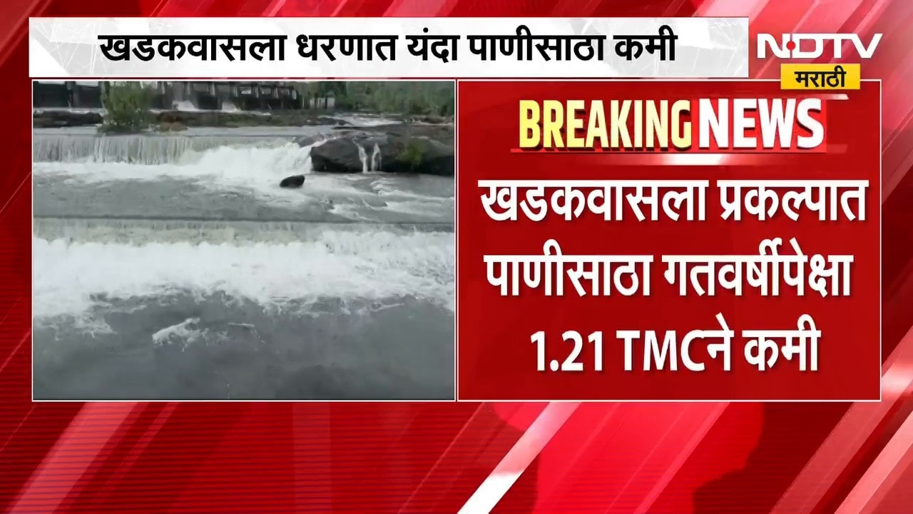 पुणेकरांची चिंता वाढवणारी बातमी, खडकवासला प्रकल्पातील पाणीसाठा घटला | Pune Khadakwasla Dam