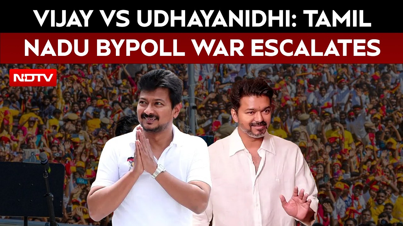 Vijay vs Udhayanidhi: TVK-DMK War Of Words Intensifies Ahead Of TN Bypolls