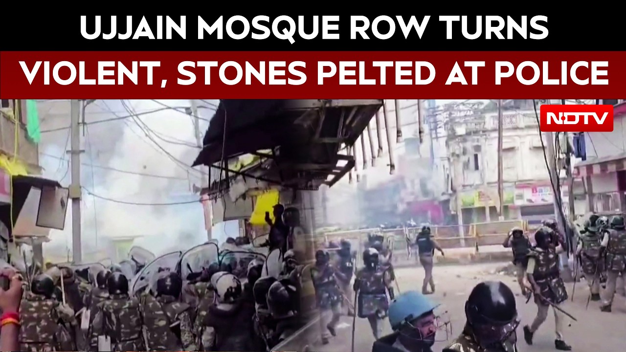 Ujjain Mosque Row Escalates, Police Use Tear Gas Amid Road Widening Work