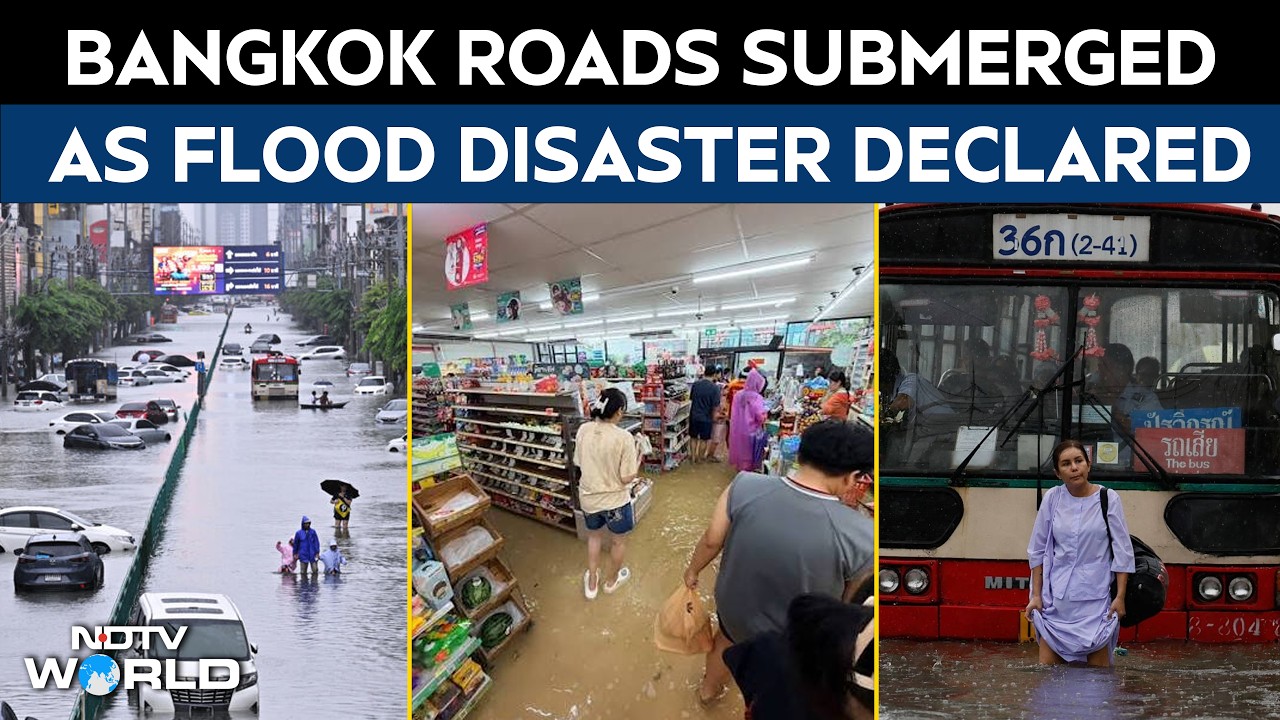 Bangkok Floods | Bangkok Shoppers Undeterred As Flooded Streets Turn to Rivers