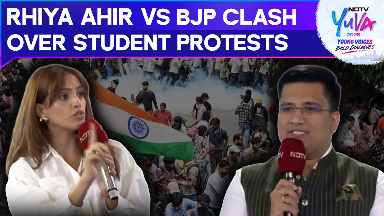 Rhiya Ahir Vs Sidharth Yadav: Fiery Face-Off Over Student Movements | NDTV Yuva 2026