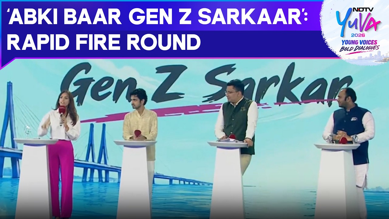 Gen-Z, Politics & Social Media: The Rapid Fire Round At NDTV Yuva 2026