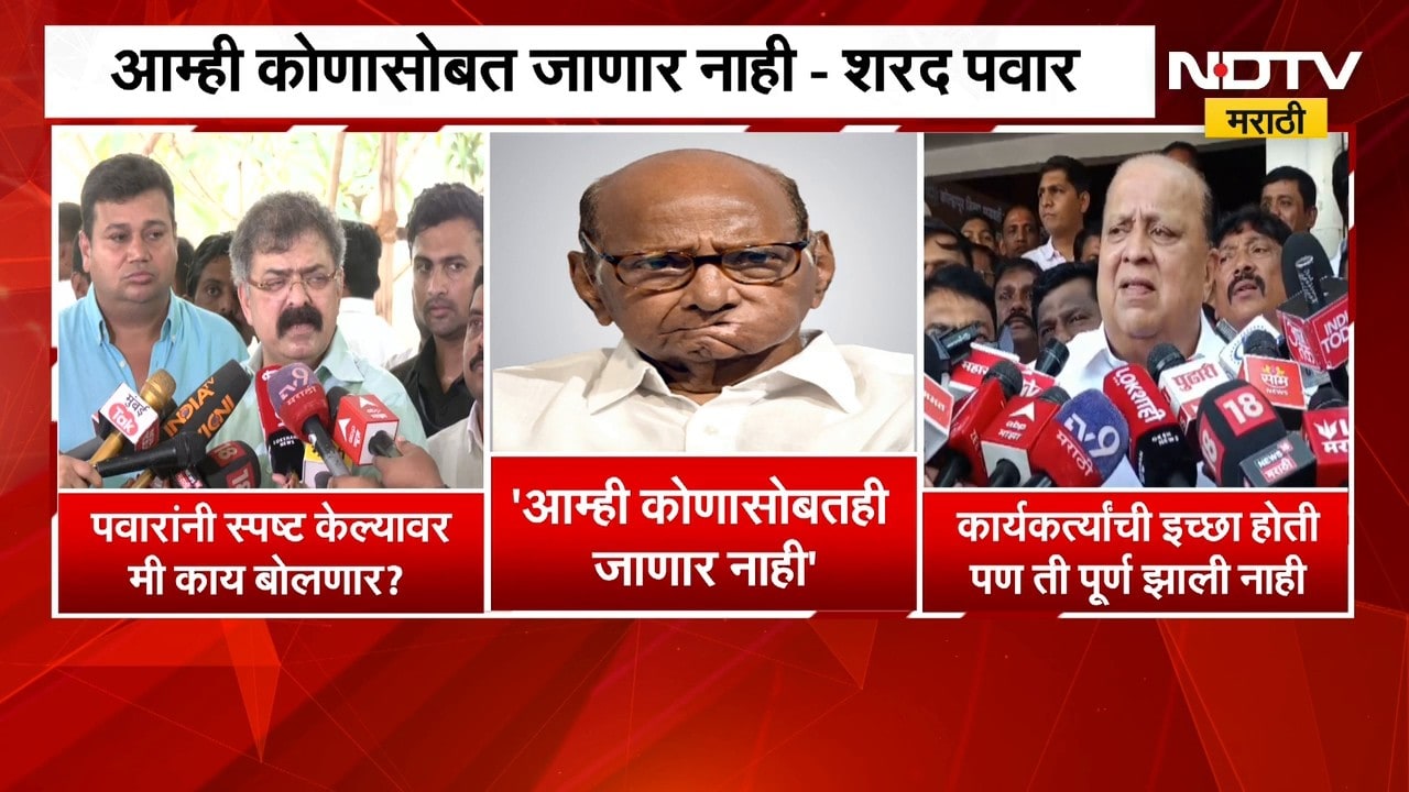 आम्ही कोणासोबतही जाणार नाही, Sharad Pawar यांच्या वक्तव्यानंतर आव्हाड आणि मुश्रीफ काय म्हणाले?