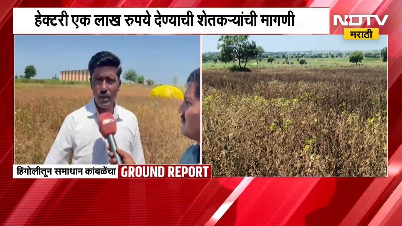 Hingoli| दुष्काळामुळे सगळं पीक करपलं, कर्जमाफी जाहीर, अद्याप मदत नाही; याचसंदर्भात शेतकऱ्यांशी संवाद