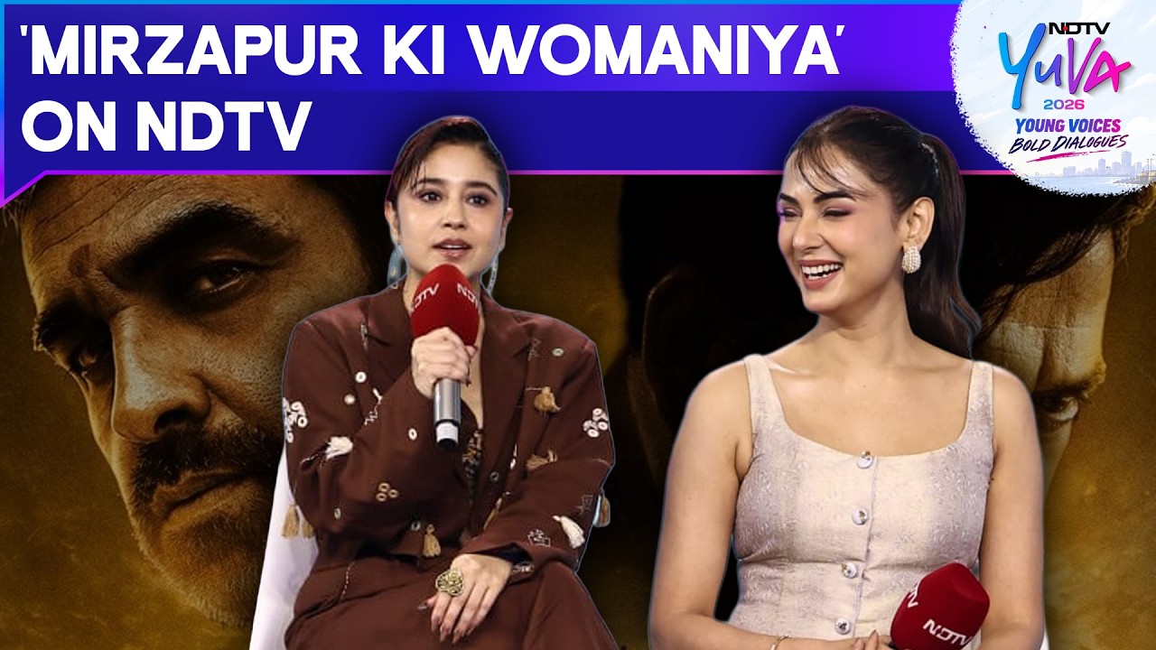 Mirzapur Stars Shweta Tripathi And Sonal Chauhan At NDTV YUVA 2026