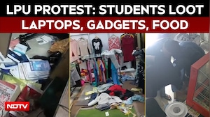 LPU Protest: Viral Videos Show Looting Of Laptops, Gadgets From University Mall