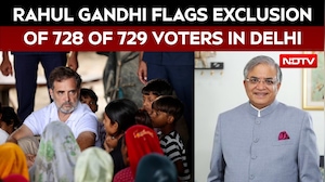 Rahul Gandhi Flags 727 Voter Exclusions In Delhi. What Poll Body Said