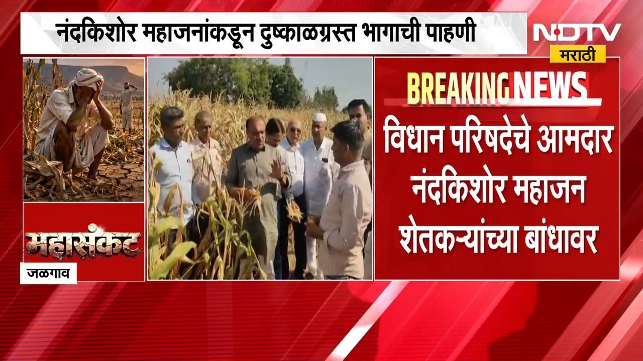 Vidhan Parishad MLA Nandkumar Mahajan । नंदकिशोर महाजन शेतकऱ्यांच्या बांधावर, रावेरमध्ये केली पाहणी