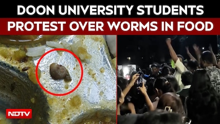 On Cam: Worms Found In Food At Doon University Girls' Hostel, Students Protest In Dehradun