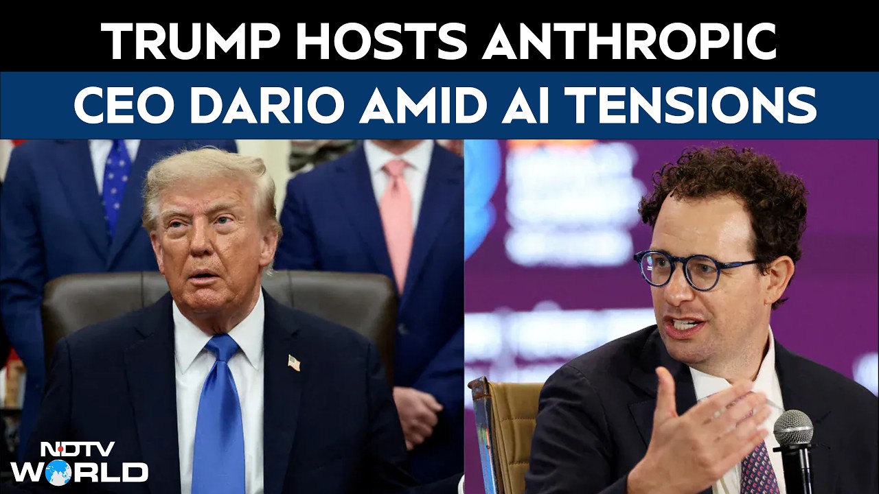Donald Trump Hosts Anthropic CEO Dario Amodei For White House Dinner Amid AI Tensions