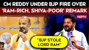 Revanth Reddy Under BJP Fire Over 'Ram God Of Rich, Shiva Of Poor' Remarks