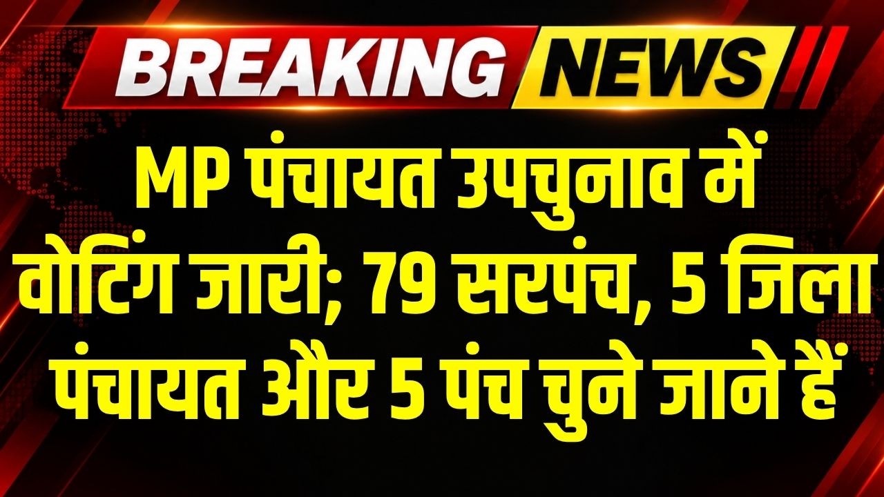Panchayat Poll में जारी है मतदान; चुने जाने हैं 79 सरपंच, 5 पंच और 5 जिला पंचायत सदस्य । Top News