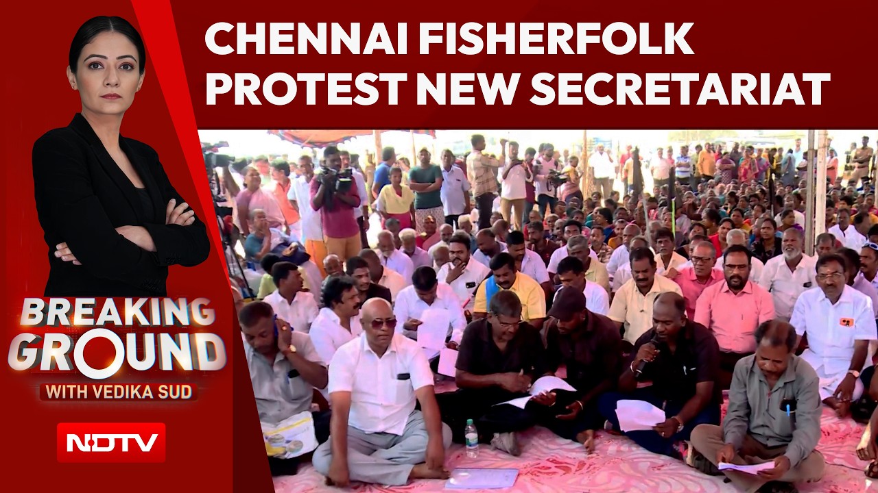 Chennai Fisherfolk Protest Tamil Nadu Plan For New Secretariat Near Marina Beach