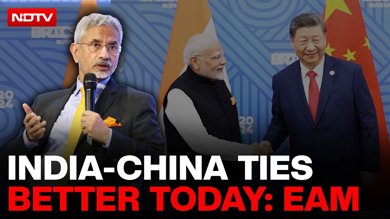 India-China Ties Better Today: EAM Jaishankar On Border Standoff Resolution