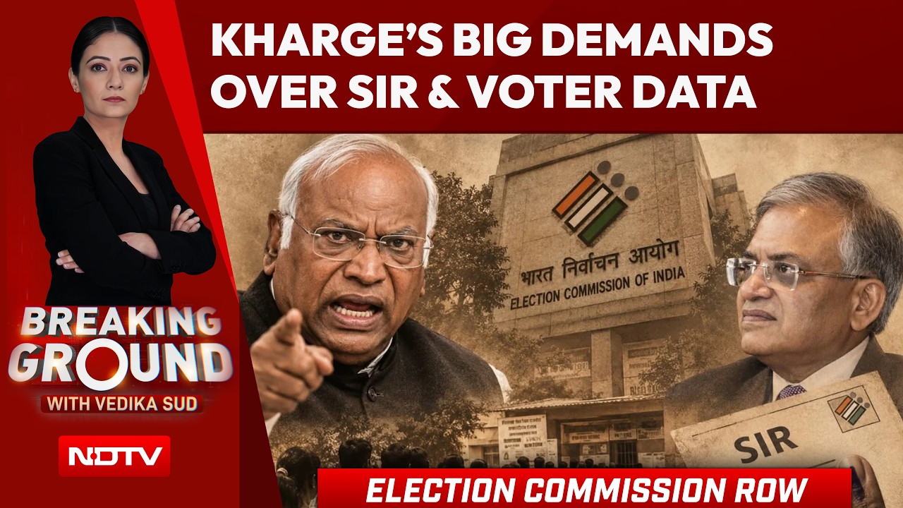 SIR Row: Kharge Demands Timely Sharing Of Electoral Rolls And Voter Data