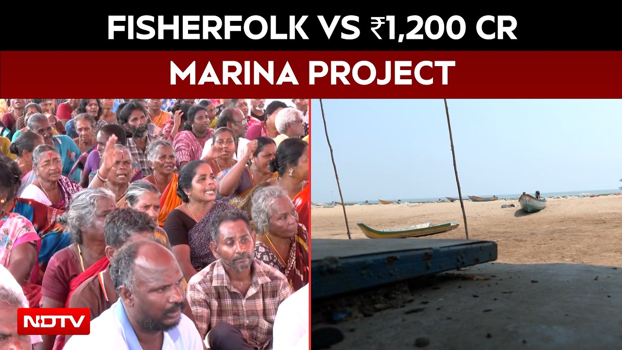 Video: Fisherfolk Vs ₹1,200 Cr Marina Project: Would Vijay Abandon The Plan?