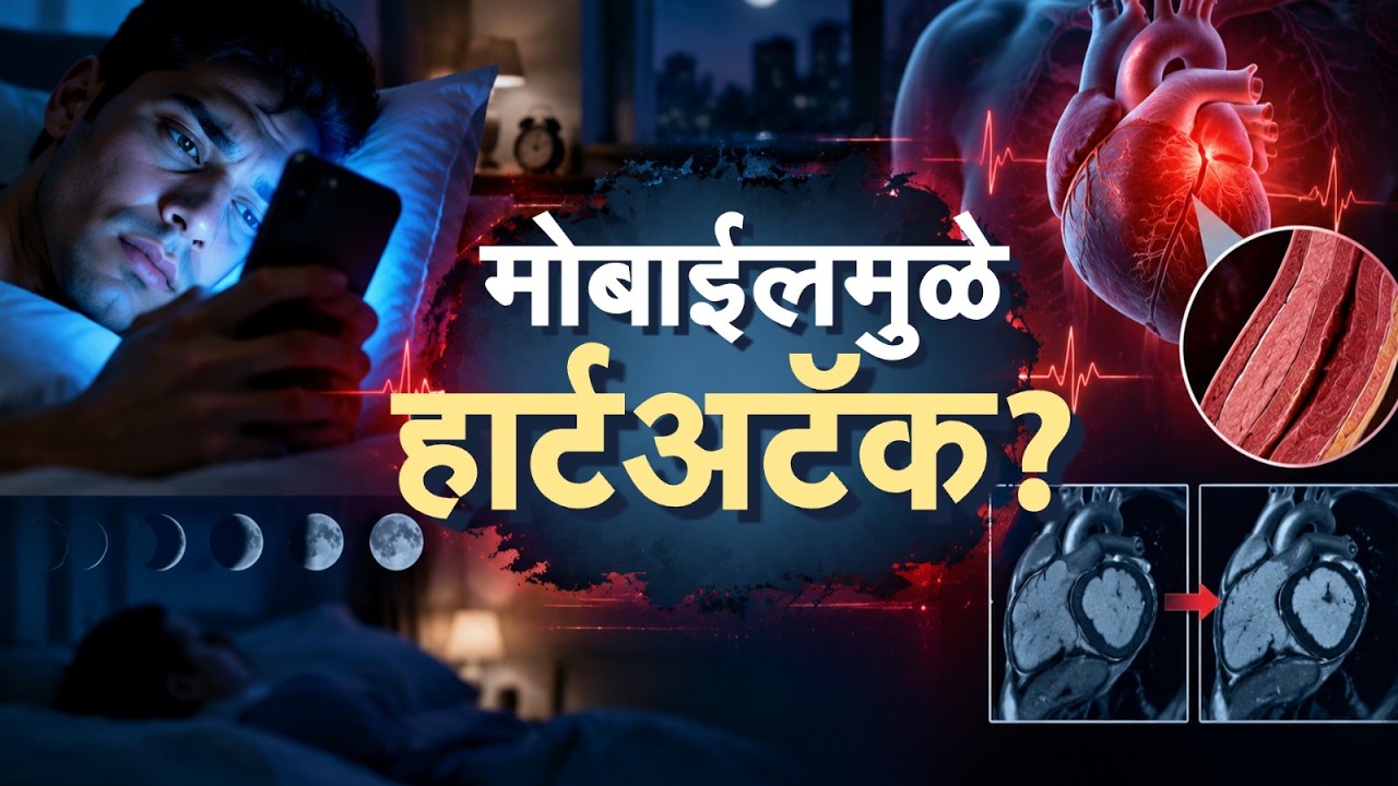 Global Report| Mobile मुळे Heart Attack?, रात्रीच्या प्रकाशाचा आणि हृदयाच्या आरोग्याचा काय संबंध?