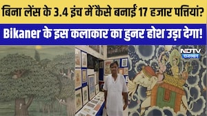 बिना लेंस के 3.4 इंच में कैसे बनाईं 17 हजार पत्तियां? Bikaner के इस कलाकार का हुनर होश उड़ा देगा!