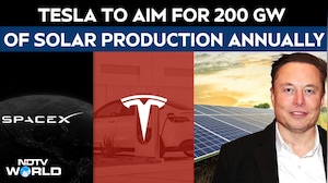 Elon Musk | Elon Musk Sets 200 GW Solar Power Goal For Tesla And SpaceX