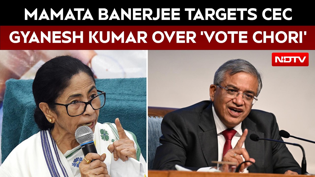 Ex-Bengal CM Mamata Banerjee Targets CEC Gyanesh Kumar Over 'Vote Chori'