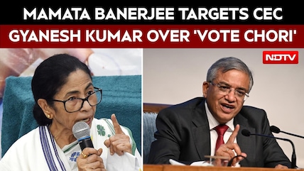 Ex-Bengal CM Mamata Banerjee Targets CEC Gyanesh Kumar Over 'Vote Chori'