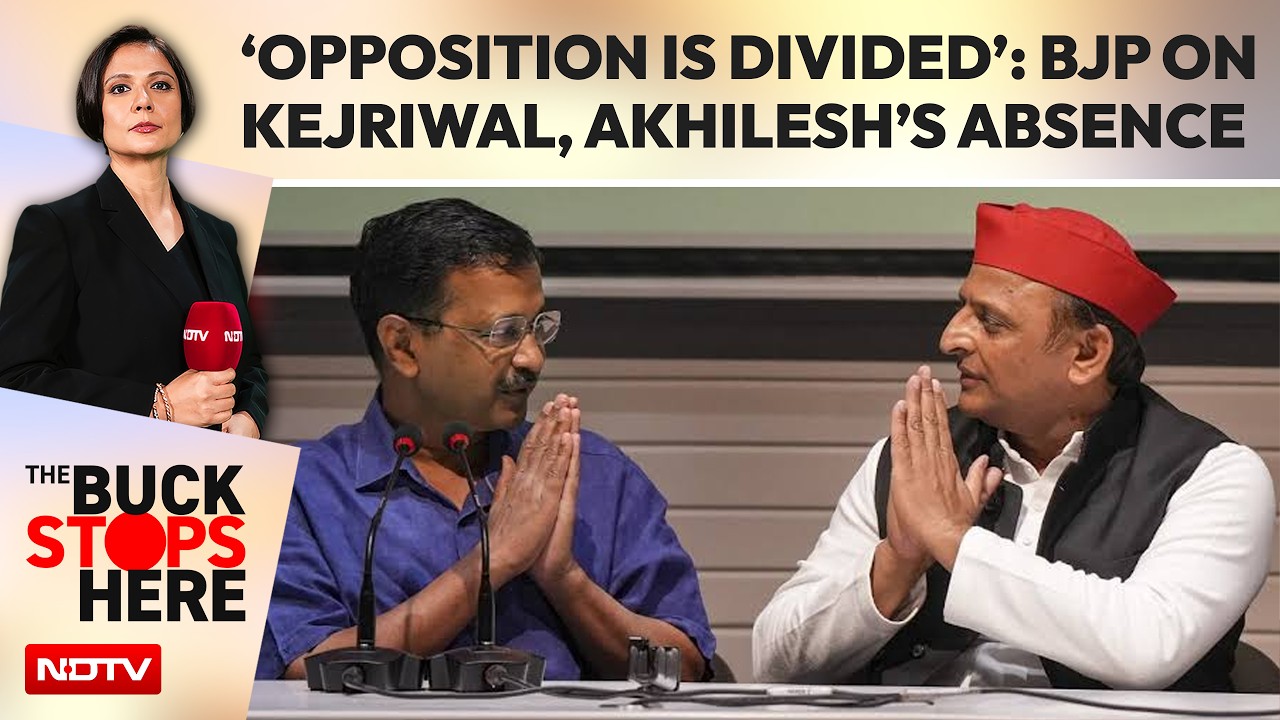 Kejriwal, Akhilesh Missing From INDIA Bloc Meet; BJP Calls Opposition A 'Fractured House'
