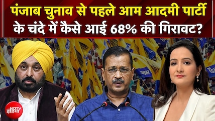 Punjab Elections: Aam Aadmi Party के चंदे में कैसे आई 68% की गिरावट? | Arvind Kejriwal | AAP Fund