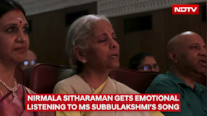 Niramala Sitharaman | Nirmala Sitharaman Gets Emotional While Remembering MS Subbulakshmi