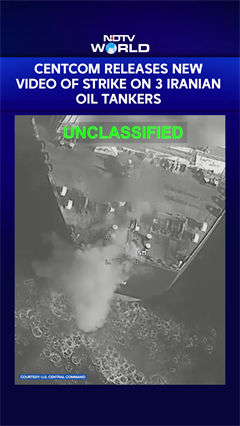 Video: CENTCOM Releases New Video Of Strike On 3 Iranian Oil Tankers