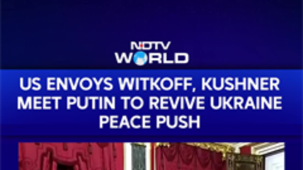 US Envoys Witkoff, Kushner Meet Putin To Revive Ukraine Peace Push