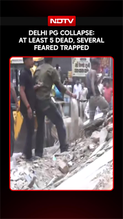 Delhi PG Building Collapse Latest News: At Least 5 Dead, Several Feared Trapped In Satya Niketan