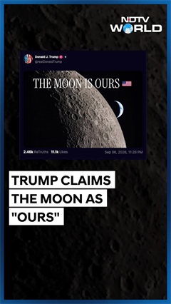 Video: Donald Trump’s “Moon Is Ours” Claim Sparks Space Debate
