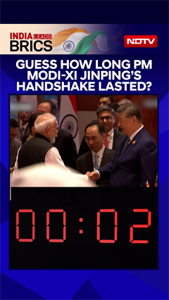 Guess How Long PM Modi-Xi Jinping's Handshake Lasted?