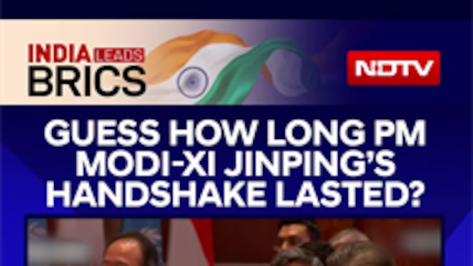 Guess How Long PM Modi-Xi Jinping's Handshake Lasted?