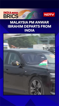Malaysian PM Anwar Ibrahim Departs From India
