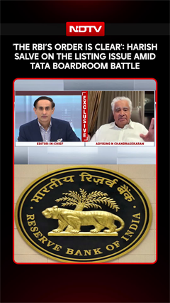 Tata Sons | 'The RBI&rsquo;s Order Is Clear': Harish Salve On The Listing Issue Amid Tata Boardroom Battle