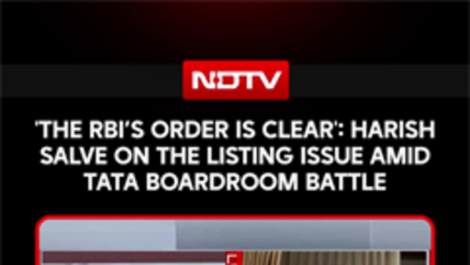 'The RBI&rsquo;s Order Is Clear': Harish Salve On The Listing Issue Amid Tata Boardroom Battle