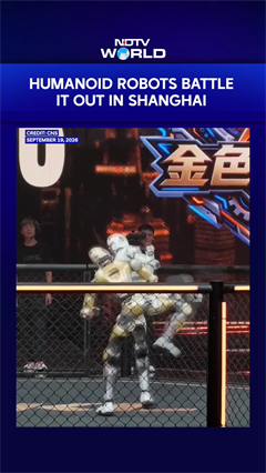Humanoid Robots Battle It Out In Shanghai: AI Robot Fight