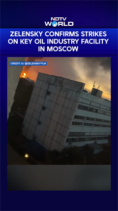 Zelensky Confirms Strikes On Key Oil Facility In Moscow