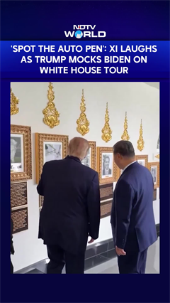 Xi Laughs As Trump Mocks Biden & Show His Auto Pen Signatures During White House Tour