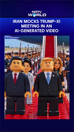 Iran Mocks Trump-Xi Meeting In AI-Generated Video Shared By Iranian Embassy In South Africa