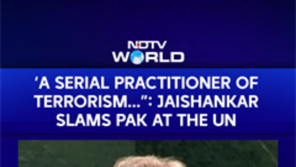 Jaishankar Slams Pakistan At The UN, Terms It "A Serial Practitioner Of Terrorism"