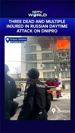 Video: Russia-Ukraine War: 3 Dead, 18 Injured In Russian Strike On Dnipro