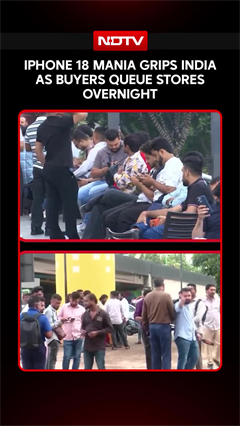 iPhone 18 Pro Goes On Sale In India, Massive Queues Outside Apple Stores