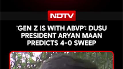 'GEN Z Stands With ABVP': DUSU President Aryan Maan Predicts 4-0 Sweep | DUSU Polls 2026
