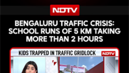 Bengaluru Traffic Crisis: School Runs Of 5 KM Taking More Than 2 Hours